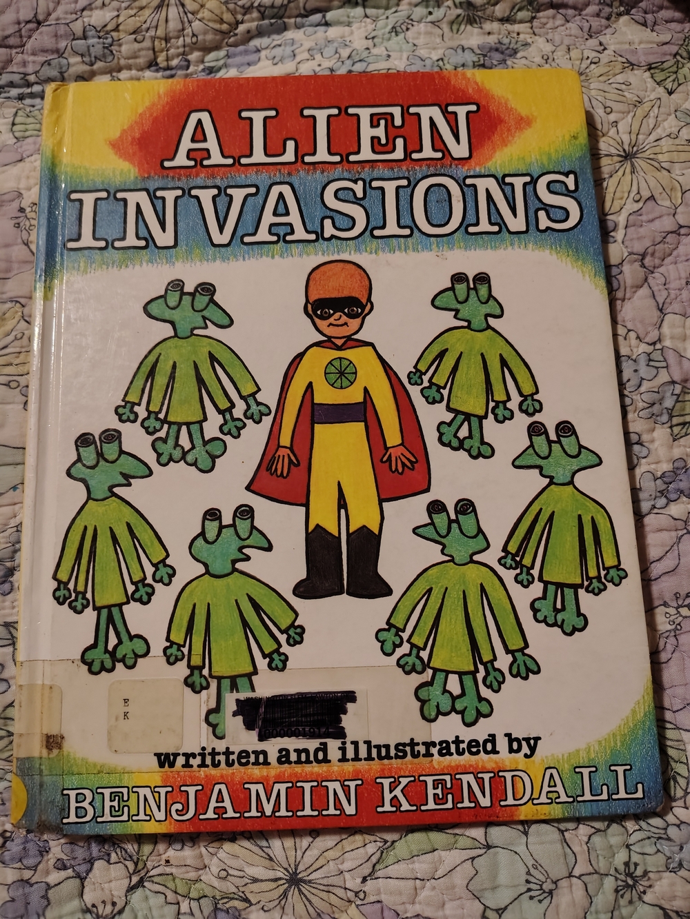 Alien Invasions Kids Book - - Yellow & Green